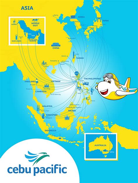 Cebu Pacific Air from Manila to Taipei .